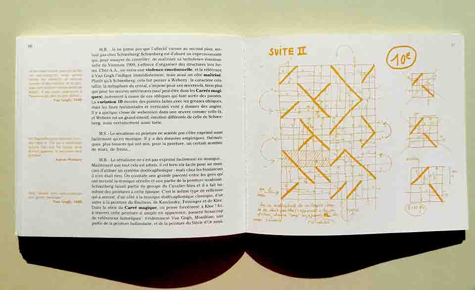 ALBERT AYME - Diagramme de lecture de la structure de la Variation n° 10