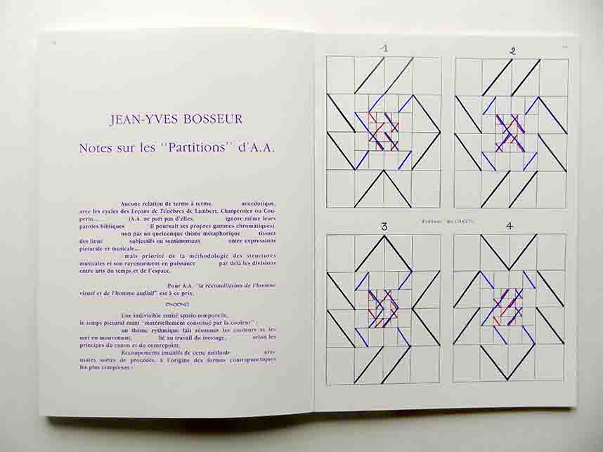 ALBERT AYME - Page du Livre "SEPT CHANTS DE TENEBRES", Edition Traversière, Paris