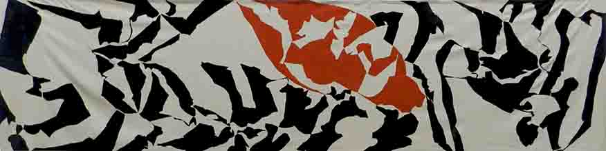 ALBERT AYME - Frise Murale n° 2 - Toile Libre - 1962