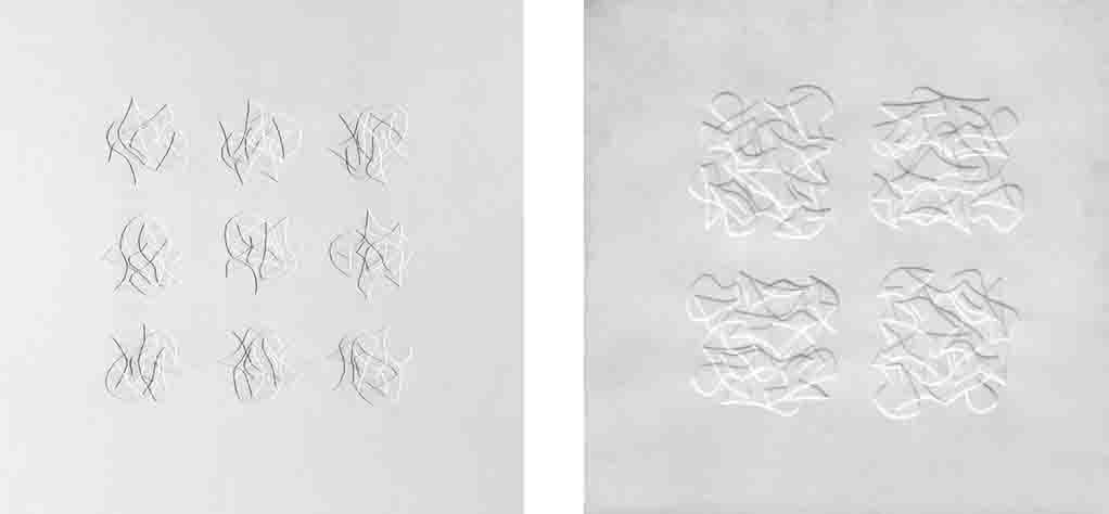 ALBERT AYME - Monochromes Blancs - Reliefs Soustractifs - 1963